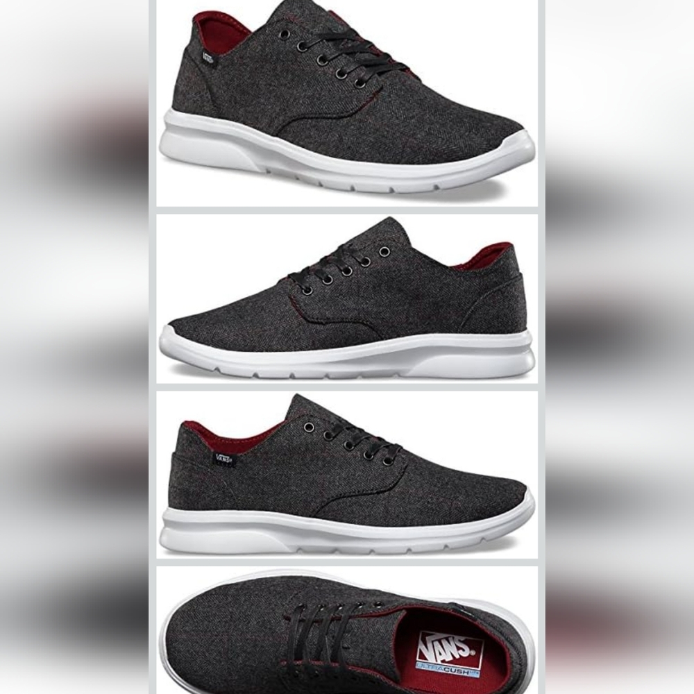 NWT Vans‎ Iso 2 Tweed Casual Shoes Size 7M/8.5W